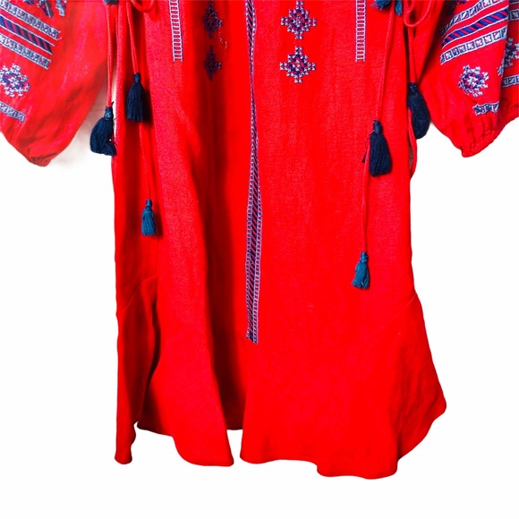 Ranna Gill Off the Shoulder Embroidered Dress - Picture 6 of 11